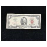Red Seal Series 1963 $2 Bill