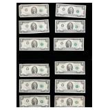 Series 1976 $2 Bills