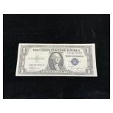 $1 Silver Certificate Series 1935 B