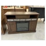Media Console w/ Electric Fireplace