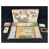 Tally Ho! Game & Game of Keokuk Monopoly Game