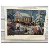 Scheaffer Poster "Winter Evening"