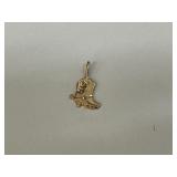 14K Gold Boot Charm