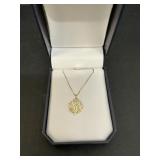 14K Gold 24" "Best Mom" Necklace