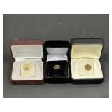 Gold Griffin Wheel Company Service Pins
