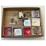 Gorham Lead Crystal Snowflakes & Mixed Decorative