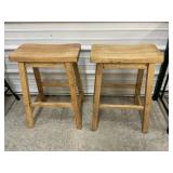 25" Wood Bar Stools