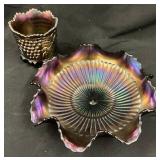 Northwood Amethyst Carnival Glass