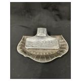 Horse & Hound Inkwell Desk Stand