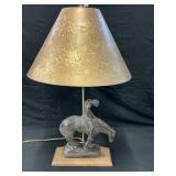 "The End of the Trail" Sculpture Lamp