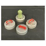Vintage Red & Green Donut & Biscuit Cutters