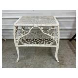 Wicker End Table