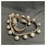 Antique Leather Strap of Sleigh Bells