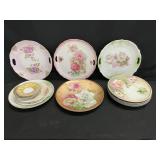 Assorted Hand Painted Plates