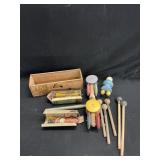 7" Antique Wooden Toys