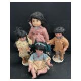 Danbury Mint Native American Dolls