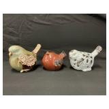 Ceramic Glazed Birds