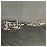 18"  Antique Weathervane Arrow w/ Red Glass