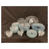 Anchor Hocking Bubble Glass Dinner Set