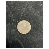 1869 Italy 5 Centesimi Coin