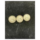 Benjamin Franklin Silver Half Dollars