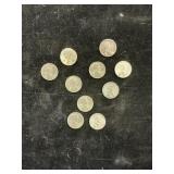 1943 Steel Wheat Pennies