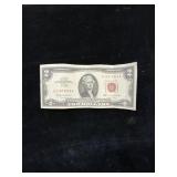 Red Seal Series 1963 $2 Bill