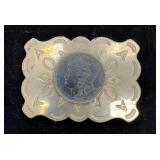 Morgan Silver Dollar Belt Buckle