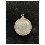 1921 S Morgan Silver Dollar Pendant
