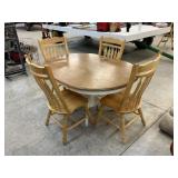 Pedestal Table w/ 4 Chairs