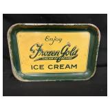 Frozen Gold Ice Cream Tray