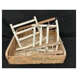 Advertising Crate & Doll Bed Cradle