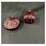 Fenton Ruby Red Candy Dishes