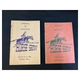 Hamilton Illinois Horse Show Programs 1950 & 1951
