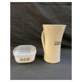 Hires Root Beer Mug, Fire King Maple Leaf Refriger