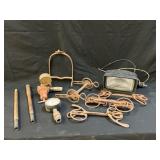 Pressure Gauges, Antique Iron Horse bits &