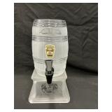 12" Frosted  Heinzs Cider Vinegar Dispenser w/ Bas