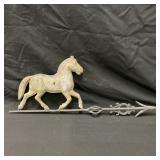 21" Antique  Cast Iron Horse Weathervane &