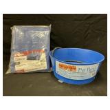 Heated Pet Bowl & 6" x 8" Tarp