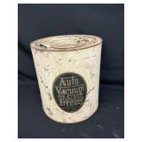 Auto Vacuum Ice Cream Freezer Advertising Tin