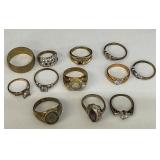 Gold Electroplate Rings
