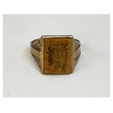 Vintage Unmarked Gold Signet Ring