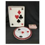 Card Game Serving Dishes