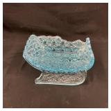 L.G. Wright Blue Glass  Daisy N