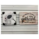 Gather & Flower Canvas Art