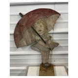 Vintage Handmade Wooden Folkart
