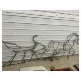 Lawn Ornaments: Sleigh & 1 Horse