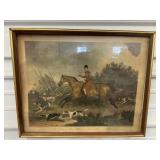 Horse & Hound Framed Picture