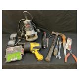 Rockwell Router, Stanley Flashlight, Craftsman Scr