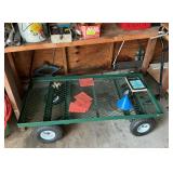 Rubber Tire Gardening Wagon